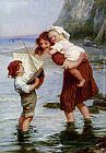 At Scarborough by Frederick Morgan